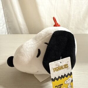 Peanuts Snoopy Plush Bag Clip Keychain Stuffed Animal Cute NWT